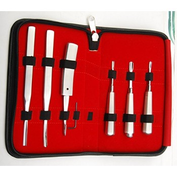 Hand Crafted Stainless Steel Premium Quality Equine Burgess Set Dental,Equine 